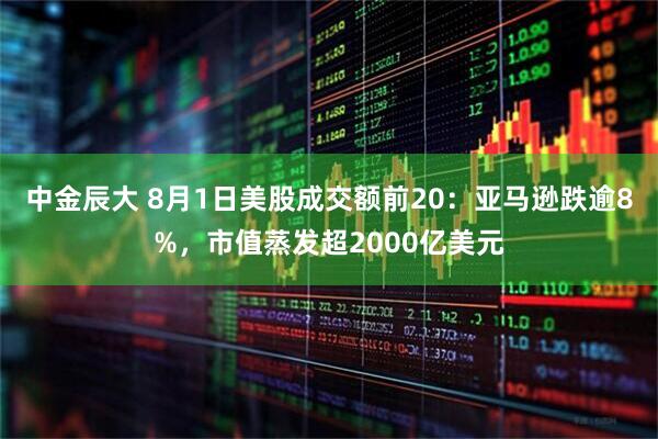 中金辰大 8月1日美股成交额前20：亚马逊跌逾8%，市值蒸发超2000亿美元